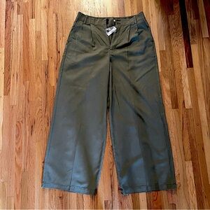 Madewell Harlow Wide-Leg Pant in Drapey Twill (NWT)